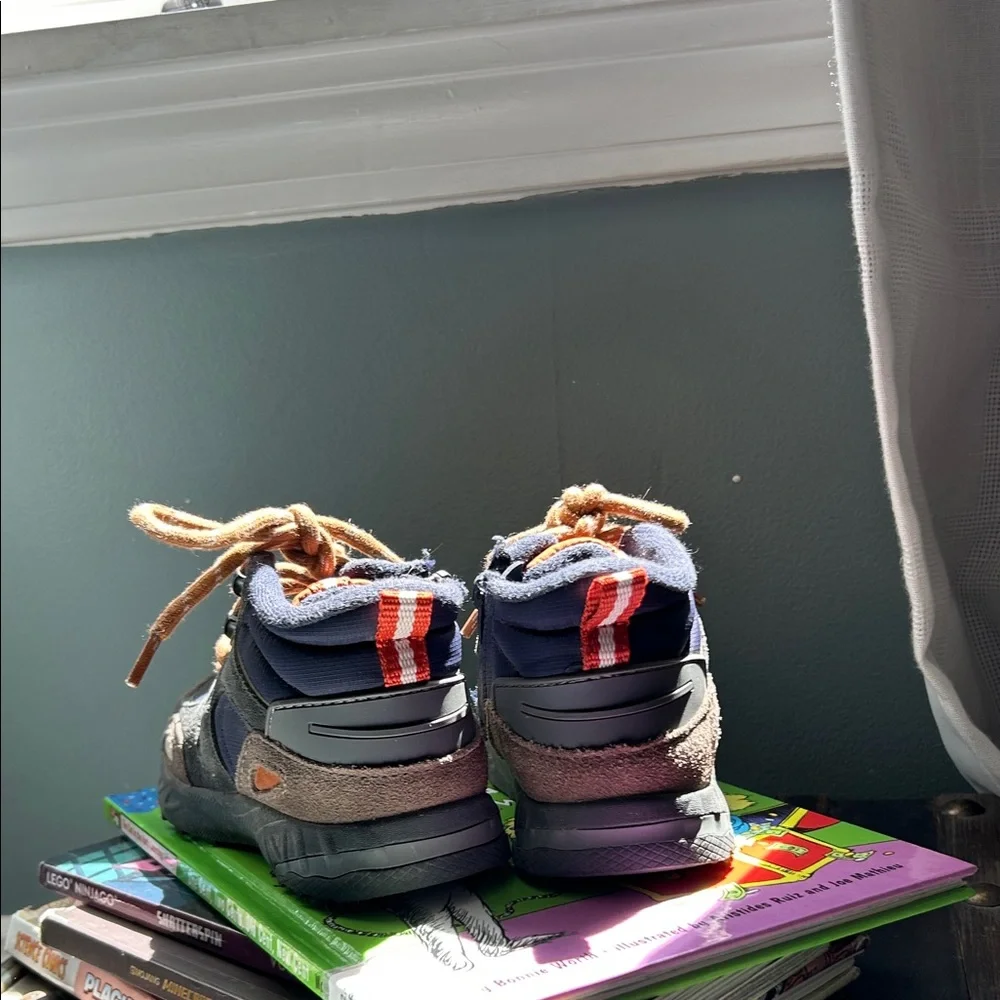 Zara Kids Boots in Blue and Brown